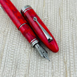 Armando Simoni Club Ogiva Red Miami Sunset Black Ruthenium Trim - Fountain Pen