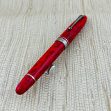 Armando Simoni Club Ogiva Red Miami Sunset Black Ruthenium Trim - Fountain Pen