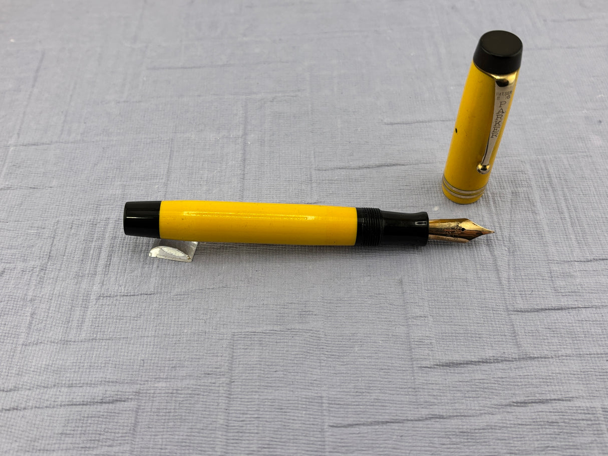 Parker Duofold Junior Streamline Yellow Mandarin