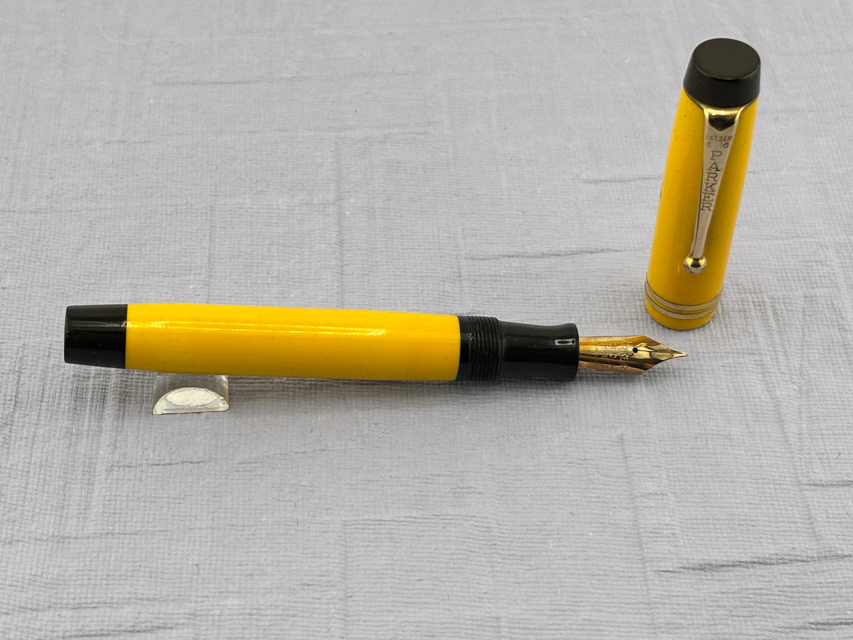 Parker Duofold Junior Streamline Yellow Mandarin