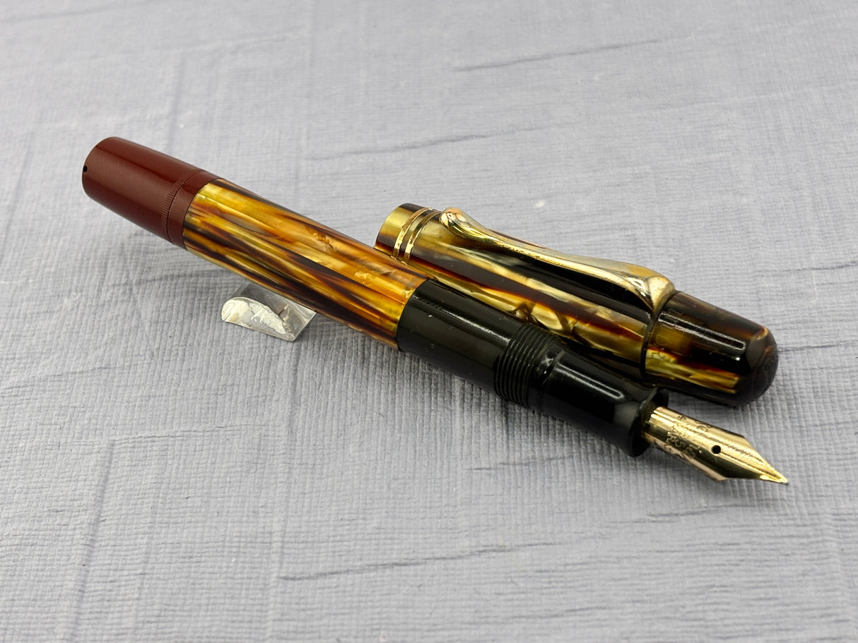 Pelikan 101N tortoise circa 1937-1950 Rare pen !