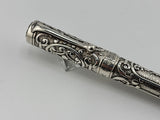 Aurora Benvenuto Cellini Sterling Silver Limited Edition Fountain Pen - Medium 18kt Gold Nib