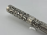 Aurora Benvenuto Cellini Sterling Silver Limited Edition Fountain Pen - Medium 18kt Gold Nib