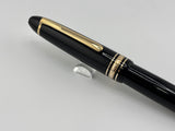 Montblanc Meisterstuck Black Resin #146 LeGrand Fountain Pen - Semi-Flex Medium 14kt Gold Nib