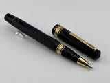 OMAS Black Vegetal Resin Facetted Standard Size Paragon  Rollerball