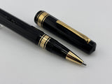 OMAS Black Vegetal Resin Facetted Standard Size Paragon  Rollerball