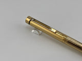 Sheaffer Full-Size Targa Gold-Plated Fluted Fountain Pen - Medium 14kt Gold Nib