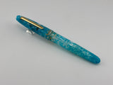 Esterbrook Oversized Estie Sea Glass  Fountain Pen  - Broad Gold-Plated  Nib