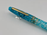 Esterbrook Oversized Estie Sea Glass  Fountain Pen  - Broad Gold-Plated  Nib