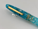 Esterbrook Oversized Estie Sea Glass  Fountain Pen  - Broad Gold-Plated  Nib