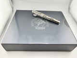 Aurora Benvenuto Cellini Sterling Silver Limited Edition Fountain Pen - Medium 18kt Gold Nib