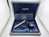 Aurora Benvenuto Cellini Sterling Silver Limited Edition Fountain Pen - Medium 18kt Gold Nib