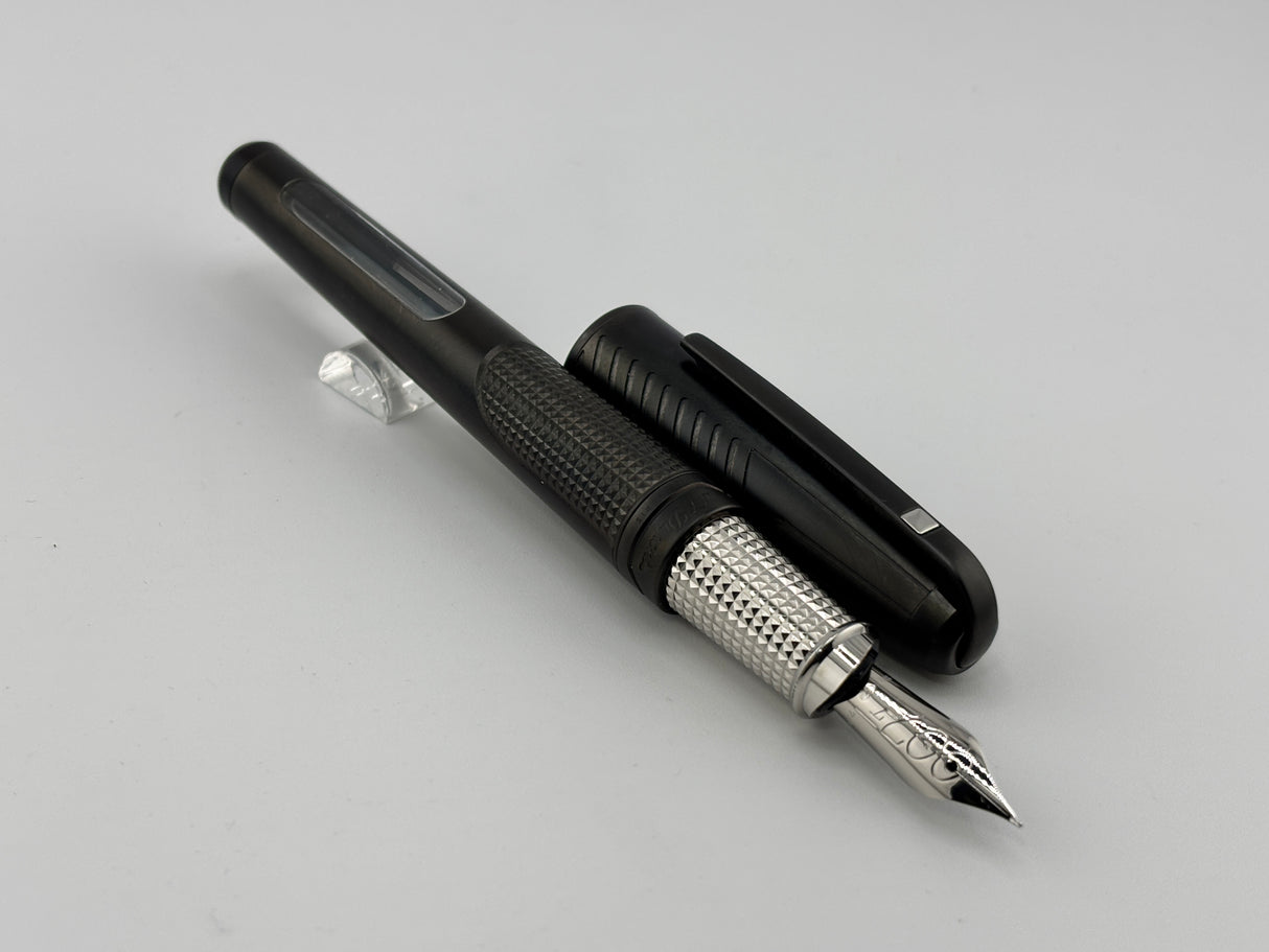 S.T. Dupont James Bond 007 PVD Gunmetal Finish  Limited Edition Fountain Pen - Fine 18kt Gold Nib