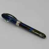 Visconti (First Generation) Van Gogh Blue Ocean Swirl Midi Fountain Pen- Medium Stainless Steel Nib