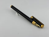 S.T. Dupont Black Laque de Chine Classique Fountain Pen  - Fine 18kt Gold Nib