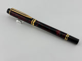 Waterman Man 200 Rhapsody Burgundy Marble Fountain Pen  - Broad/Stub 18kt Gold Nib