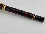 Waterman Man 200 Rhapsody Burgundy Marble Fountain Pen  - Broad/Stub 18kt Gold Nib
