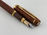Waterman Le Man 100 Briarwood Fontainbleu Fountain Pen - Medium 18kt Gold Nib