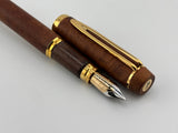 Waterman Le Man 100 Briarwood Fontainbleu Fountain Pen - Medium 18kt Gold Nib