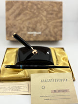Montblanc Desk Pen Black  complete box and paper - Wonderful !!