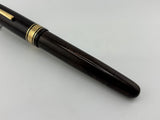 OMAS Largest Size Ogiva AM87 Olive Brown Briarwood Fountain Pen - Medium 18kt Gold Nib