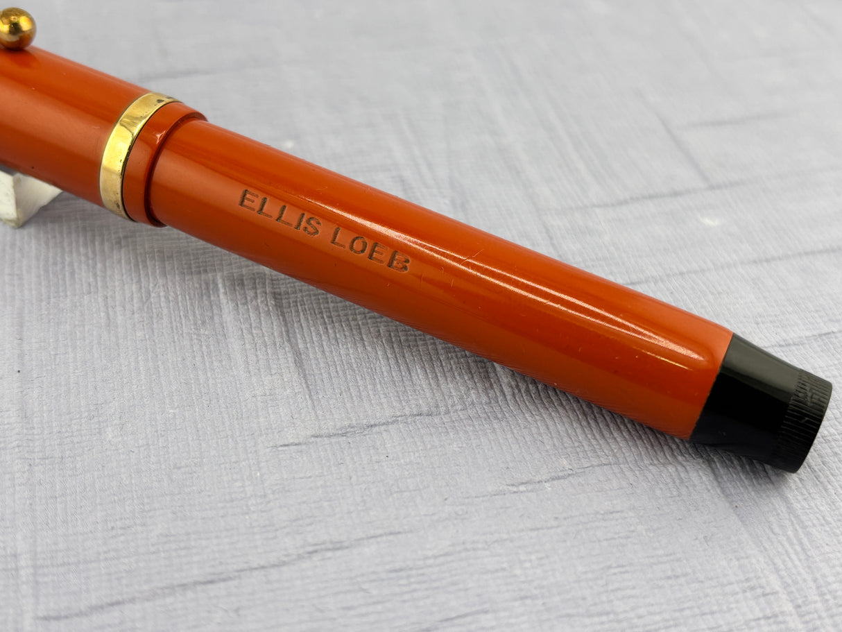Parker Duofold Senior Orange Hard rubber Fountain Pen