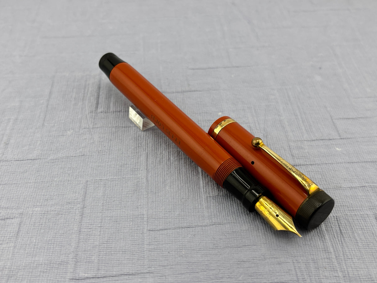 Parker Duofold Senior Orange Hard rubber Fountain Pen