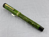 Parker Duofold Senior Flat top Green Jade  Fountain Pen