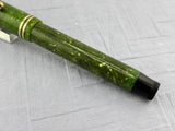 Parker Duofold Senior Flat top Green Jade  Fountain Pen
