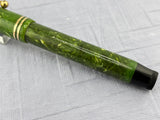 Parker Duofold Senior Flat top Green Jade  Fountain Pen