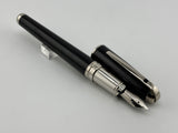 S.T. Dupont Orpheo Extra Large Black Laque de Chine  Fountain Pen  - Medium 18kt Gold Nib