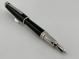 S.T. Dupont Orpheo Extra Large Black Laque de Chine  Fountain Pen  - Medium 18kt Gold Nib