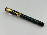 Visconti/Rebecca Moss Visconti Rebecca Moss "New York" Green (Wall Street) Celluloid Limited Edition Fountain Pen - Visconti Fine 18kt Gold Nib