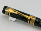 Visconti/Rebecca Moss Visconti Rebecca Moss "New York" Green (Wall Street) Celluloid Limited Edition Fountain Pen - Visconti Fine 18kt Gold Nib