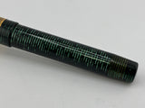 Visconti/Rebecca Moss Visconti Rebecca Moss "New York" Green (Wall Street) Celluloid Limited Edition Fountain Pen - Visconti Fine 18kt Gold Nib