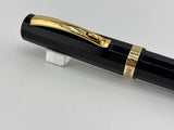 Omas "THE PARAGON" Oversized Black Fountain Pen - Medium 18kt Gold Nib