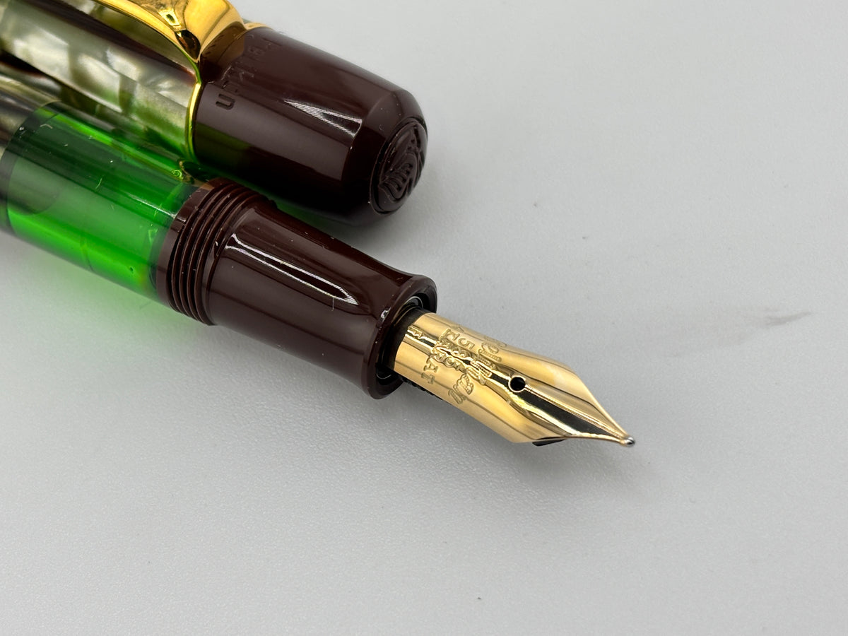 Pelikan  M101N  Special Edition Brown Tortoise  Fountain Pen - Fine 14kt Gold Nib