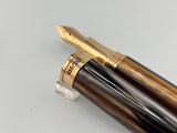 Montegrappa Oversized Grand Ducale Brown Limited Edition Fountain Pen - Medium 18kt Gold Nib