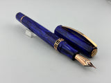 Visconti Medici Limited Edition Viola Fountain Pen - Flexible Medium 18kt Gold Nib