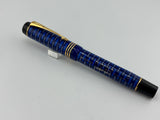 Parker Duofold 100th Anniversary Centennial Special Edition Blue - Medium 18kt Gold Nib