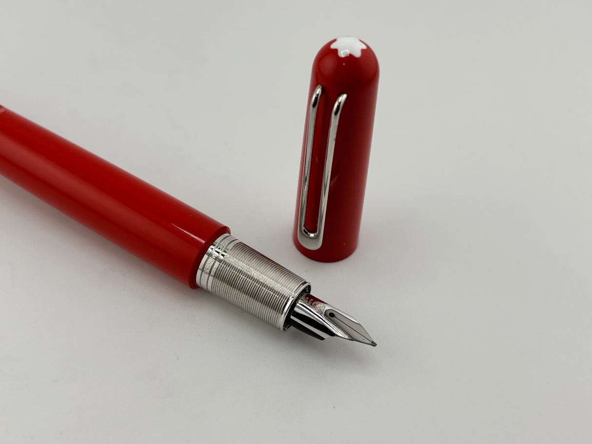 Montblanc Marc Newsom M ULTRA RED  Special Edition Fountain Pen - Medium 14kt Gold Nib