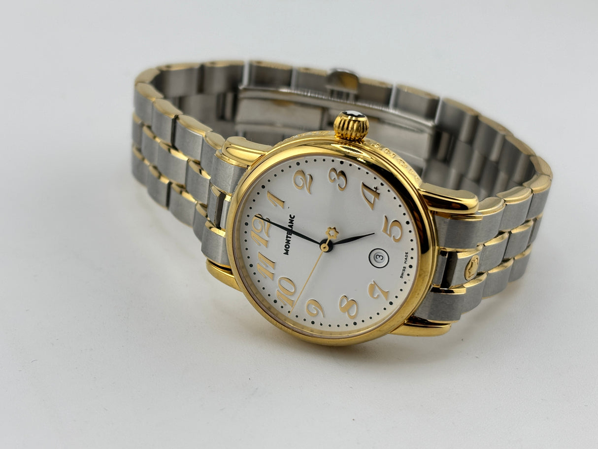Montblanc Watch Star Collection 2 tones steel and gold plated  31 mm circa 1999