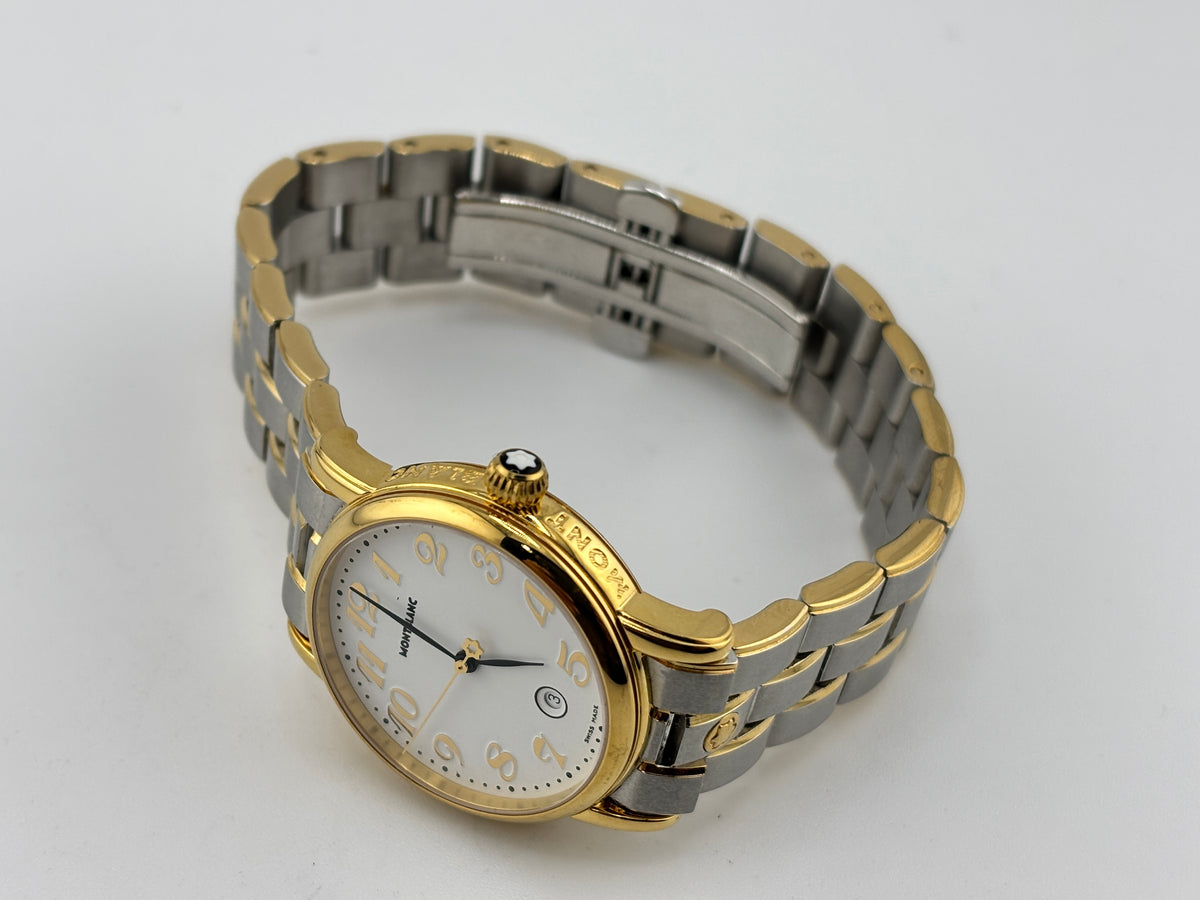 Montblanc Watch Star Collection 2 tones steel and gold plated  31 mm circa 1999