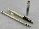 Sheaffer Targa Set full sterling silver 925 - Fountain Pen and Ball Pen