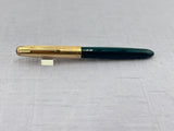 Parker 51 Navy Blue Gold filled Cap Aerometric -  Fountain Pen
