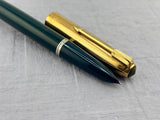 Parker 51 Navy Blue Gold filled Cap Aerometric -  Fountain Pen