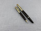 Parker 51 Set Dark Blue Cap Aerometric -  Fountain Pen and pencil