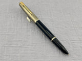 Parker 51 Navy Blue Chrome Cap Aerometric -  Fountain Pen