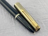 Parker 51 Navy Blue Chrome Cap Aerometric -  Fountain Pen