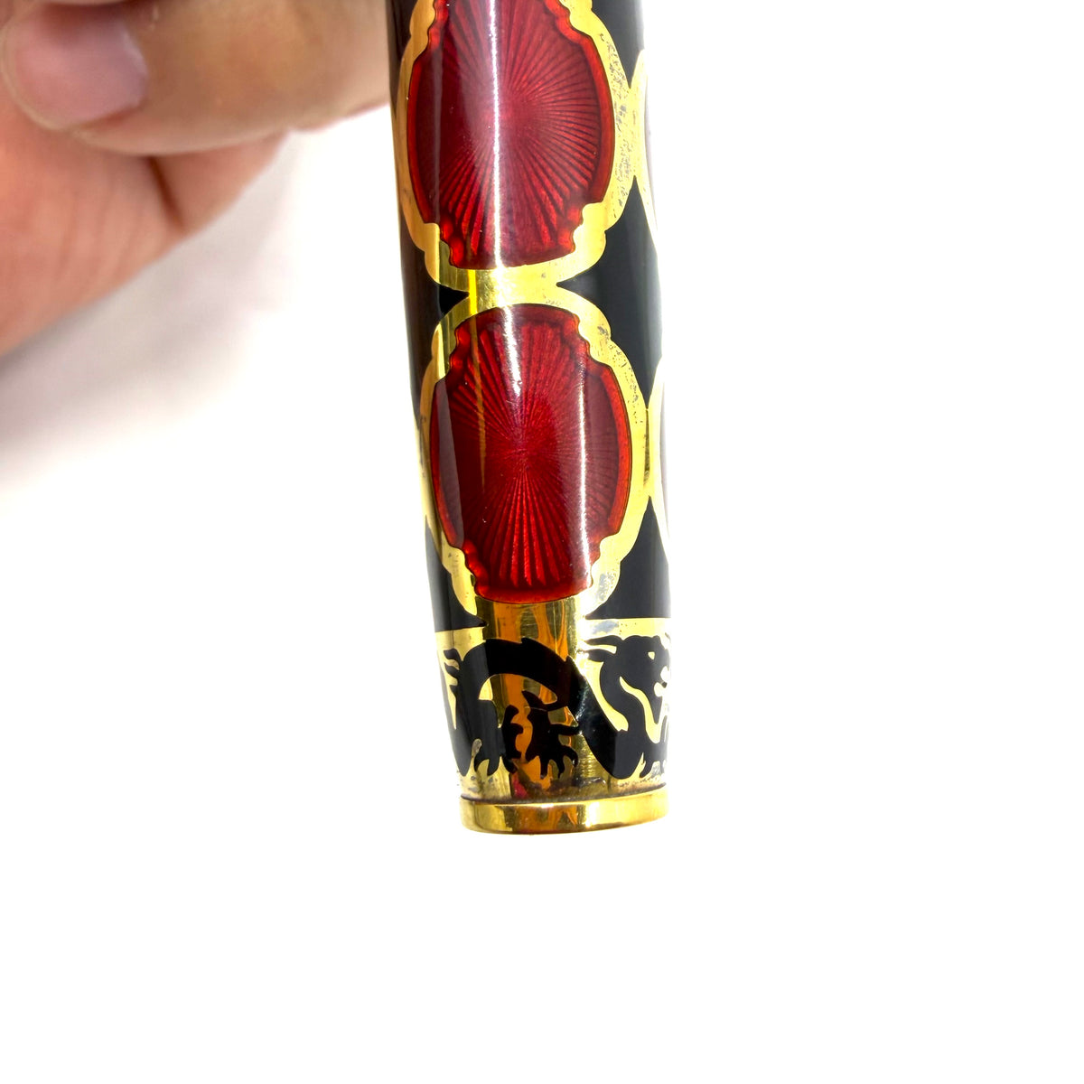Michel Perchin Year of the Dragon Limited Edition Fountain Pen (Year 2000) - Medium 18kt Gold Nib